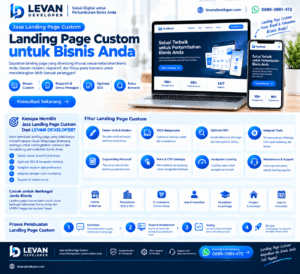 jasa landing page custom