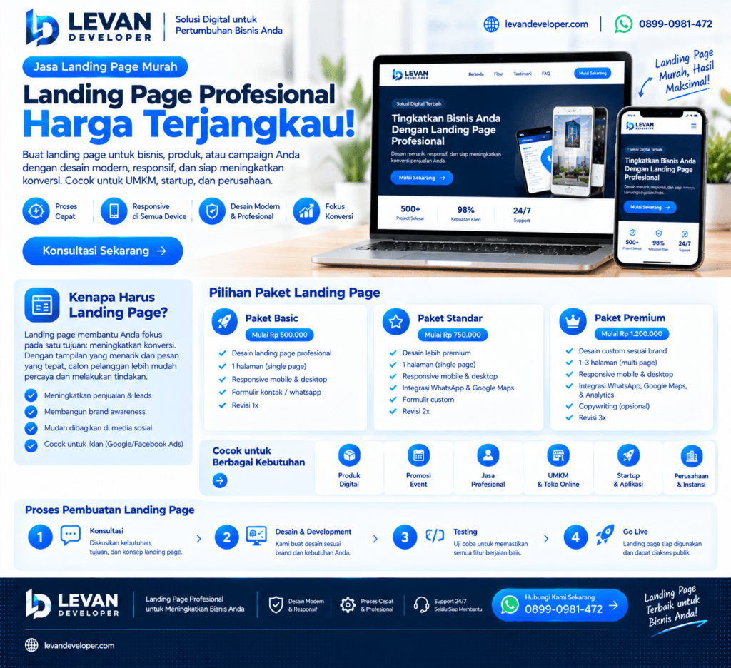jasa landing page murah