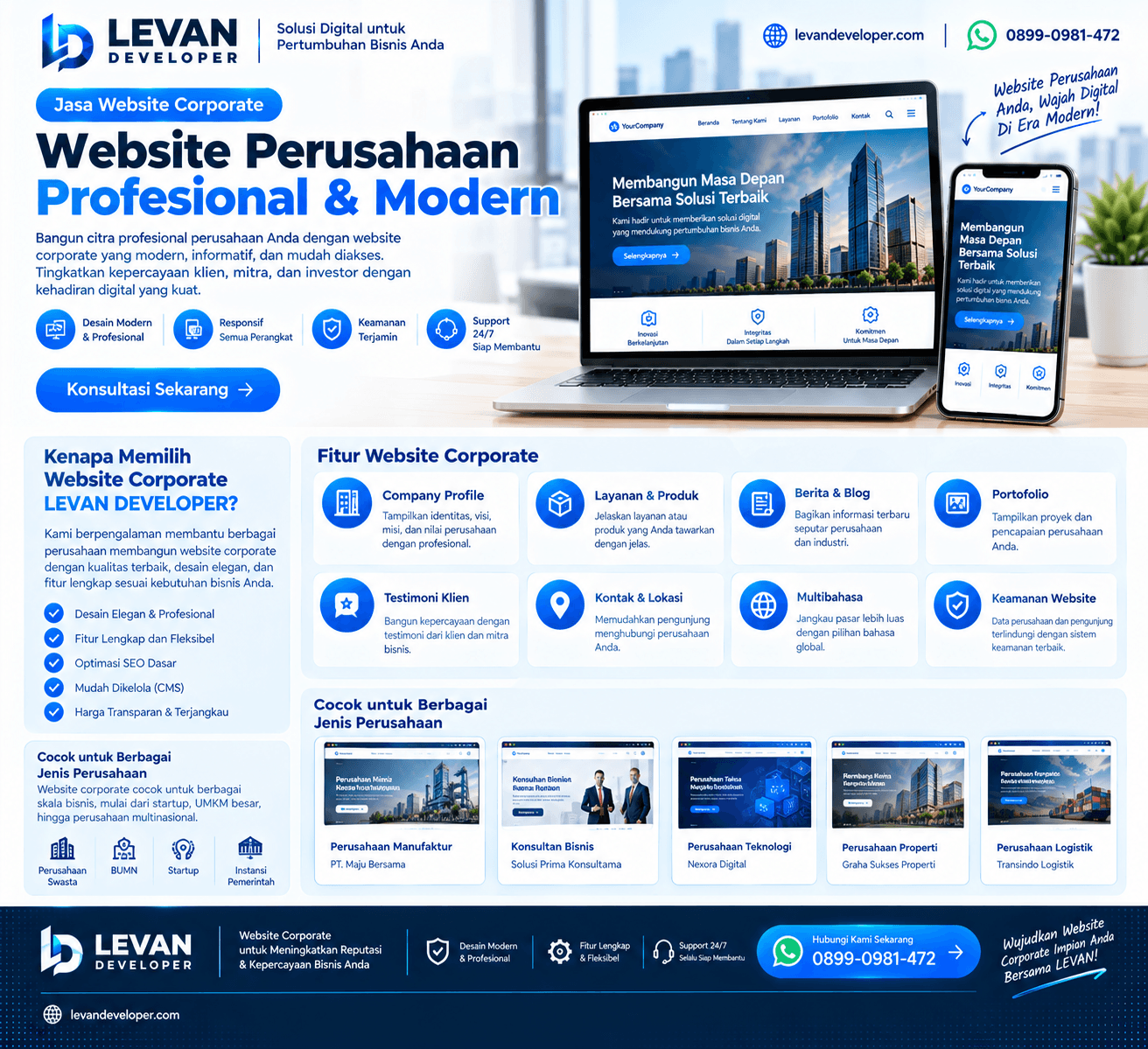 jasa website corporate 1 Ilustrasi jasa website corporate untuk perusahaan enterprise dengan dukungan multi-bahasa