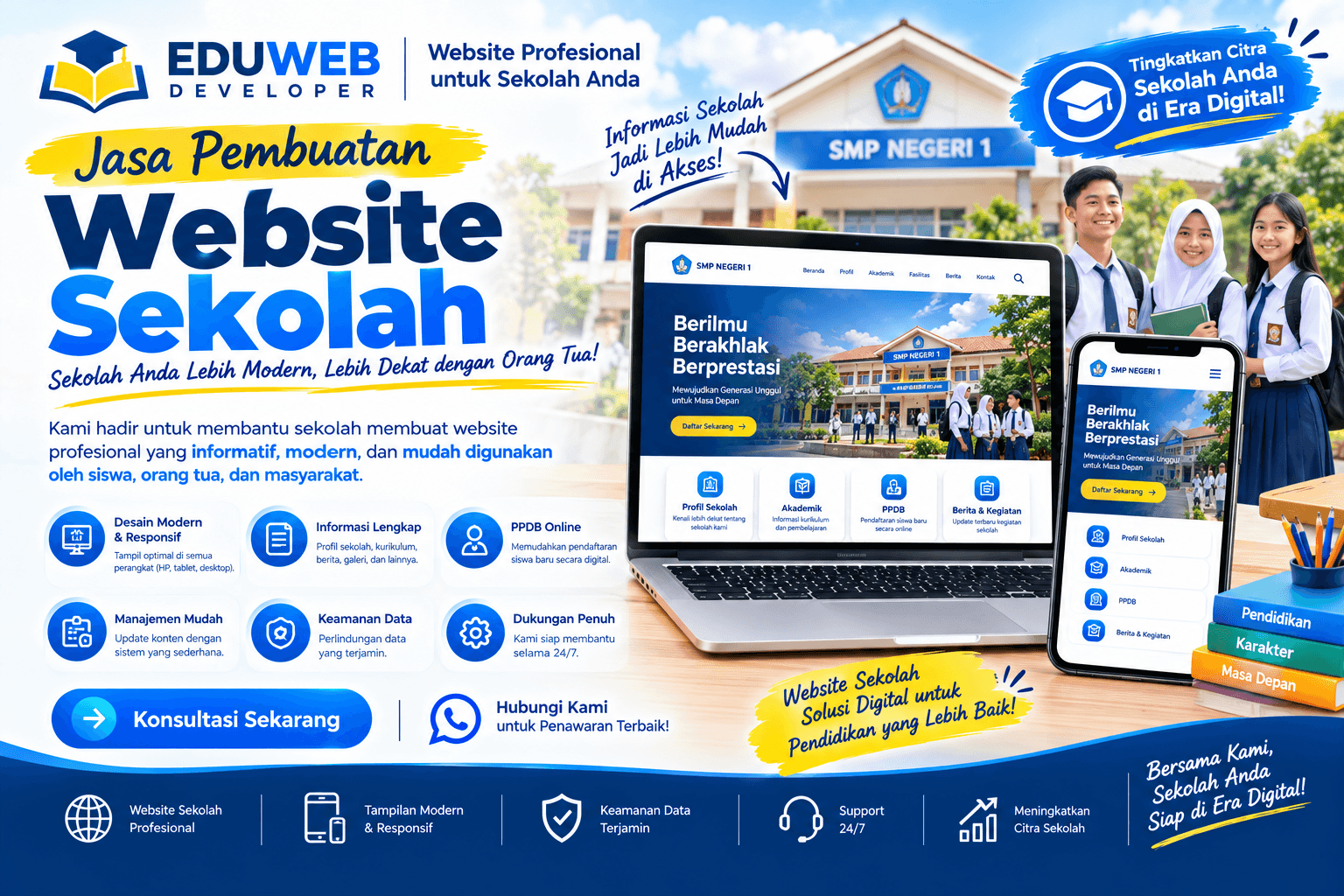 Jasa Website Sekolah - Levan Developer
